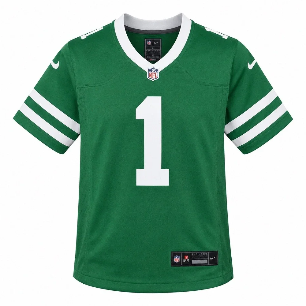 Nike New York Jets Sauce Gardner 1 Youth XL Jersey Green NWT School sportswear